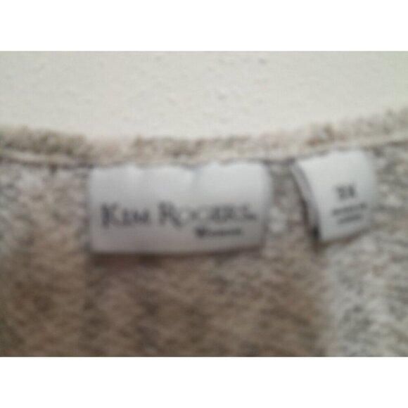 Kim Rogers Turkish Print Lace Accent Sweater Top Size 3X - Picture 8 of 9